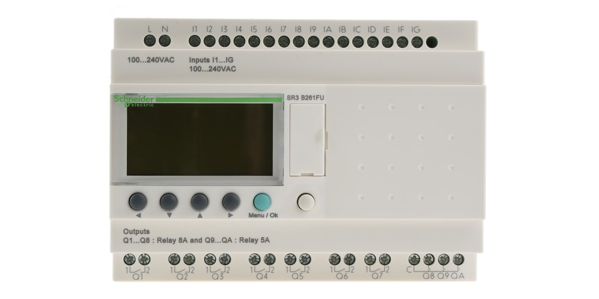 Product image for Extendable modular PLC,SR3B261FU 26 i/o