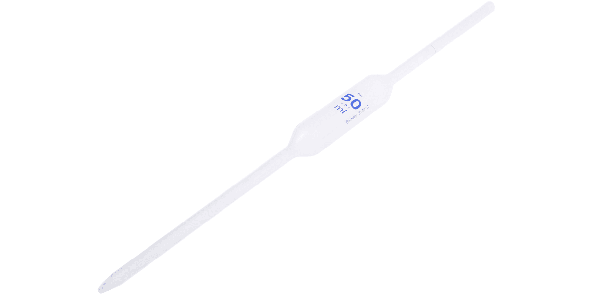 Product image for PP 1-mark class B bulb type pipette,50ml