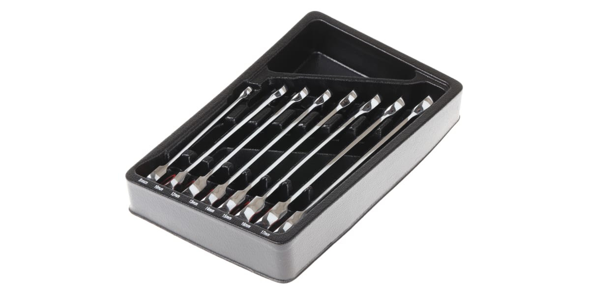 Product image for 8 piece offset gear spanner tray