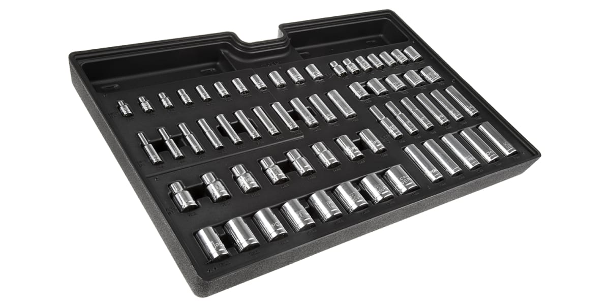 Product image for 61 piece metric socket tray