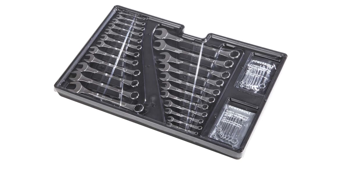 Product image for 43PCS COMBINATION SPANNER TRAY