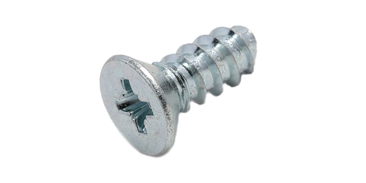 Product image for Csk head thread forming screw,No10x1/2in