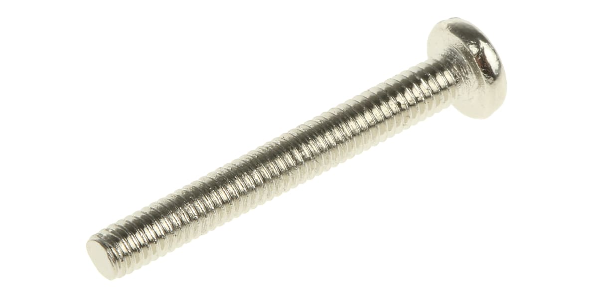 Product image for NIPT BRASS SLOT PAN HEAD SCREW,M2.5X20MM