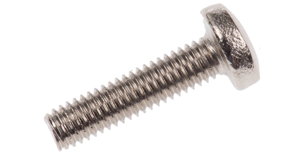 Product image for NiPt brass cross pan head screw,M3x12mm