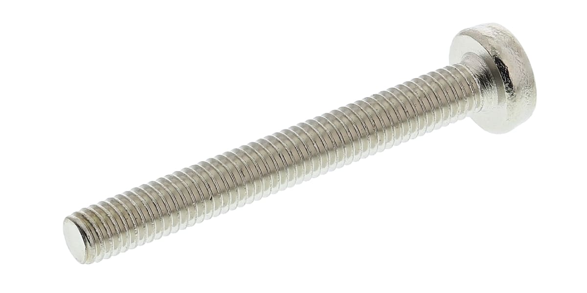 Product image for NiPt brass cross pan head screw,M3x25mm