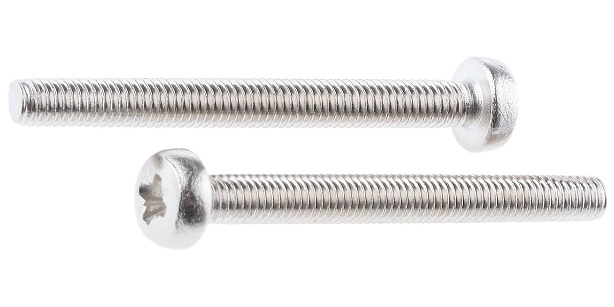 Product image for NIPT BRASS CROSS PAN HEAD SCREW,M3X30MM