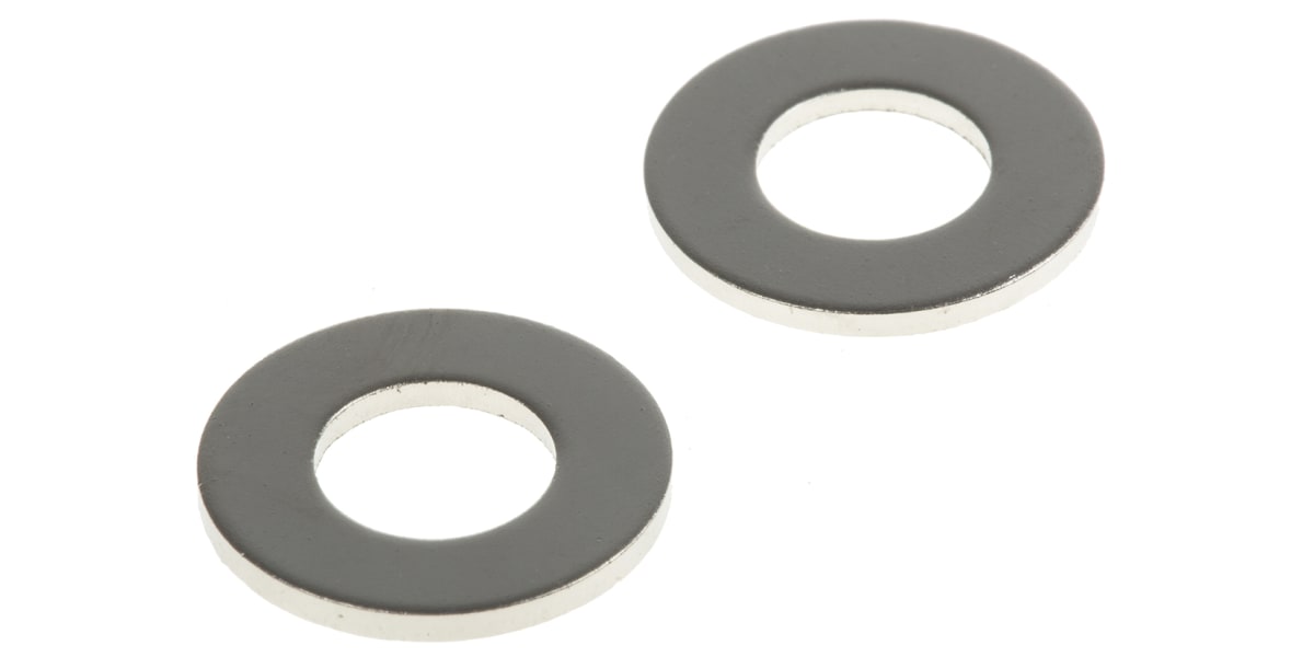 Product image for Nickel Plated Brass Plain Washer, 1.01mm Thickness, 0BA