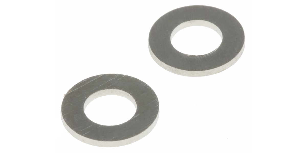 Product image for Nickel plated brass plain washer,4 BA