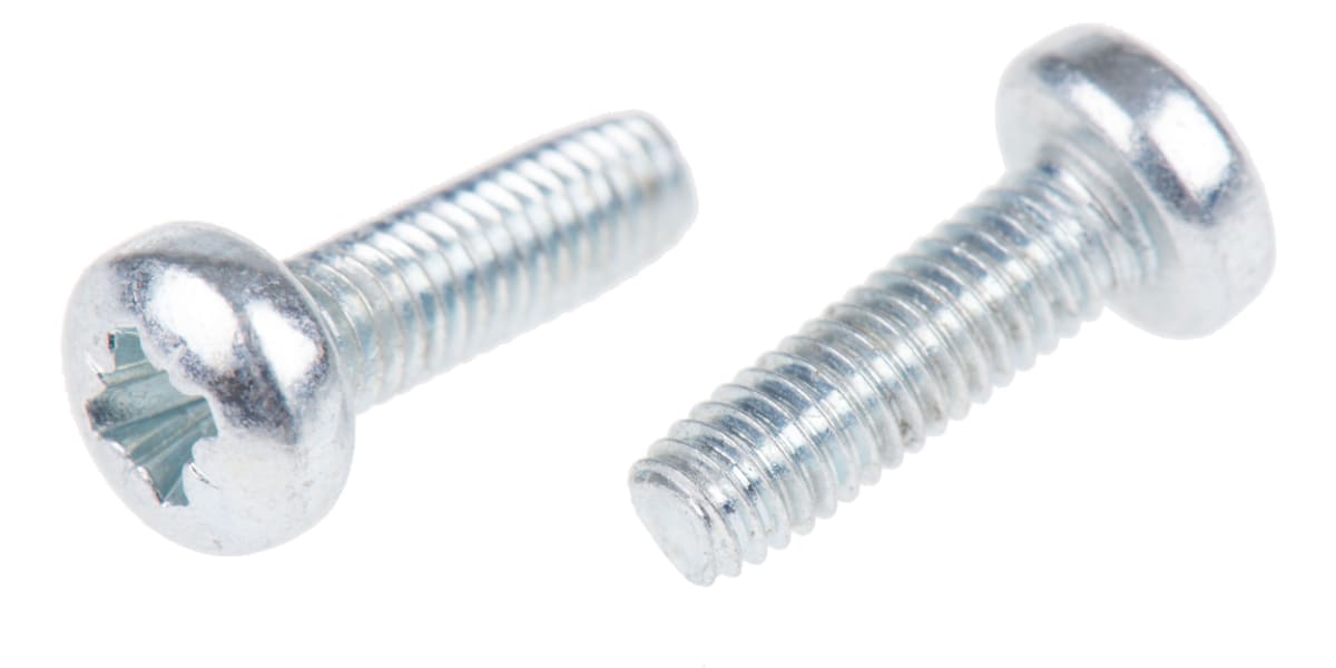 Product image for Pan head metal thread form screw,M3x10mm