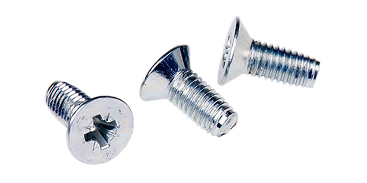 Product image for Csk head metal thread form screw,M5x12mm