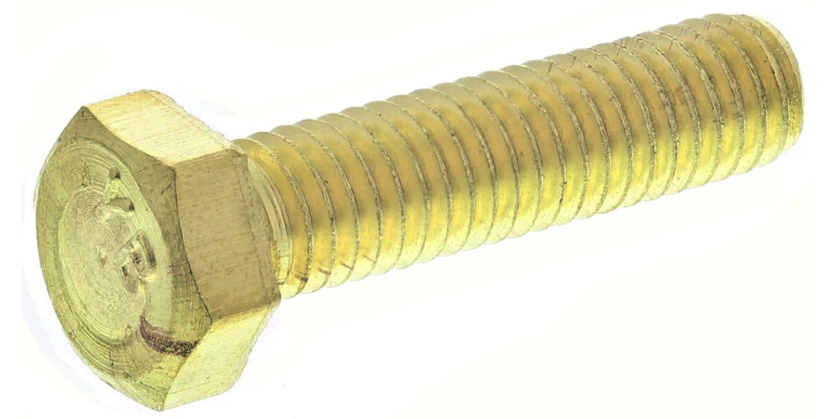 Product image for Brass hexagon head set screw,M5x20mm