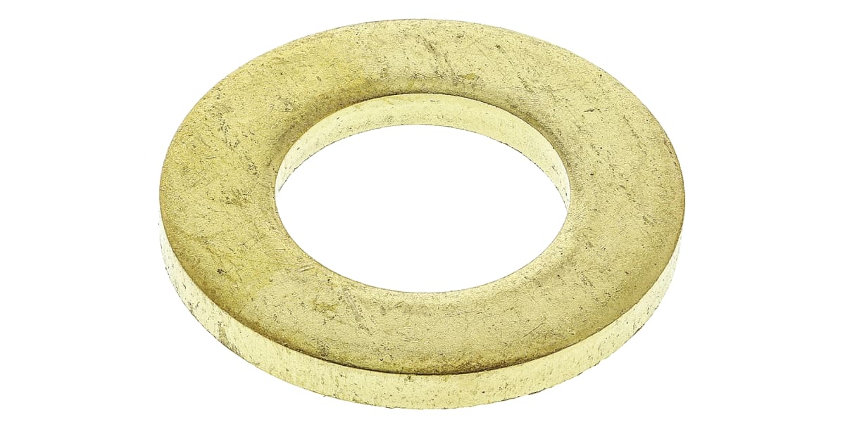 Product image for Self colour brass metric washer,M12