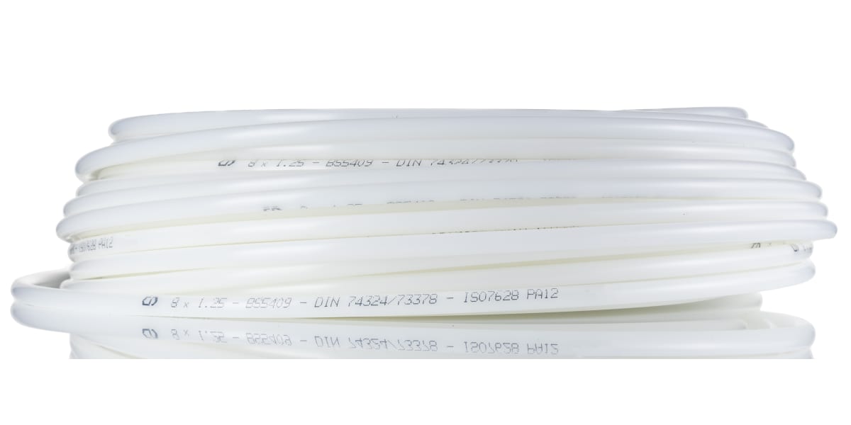 Product image for Natural std nylon tube,6mm OD/4mm ID