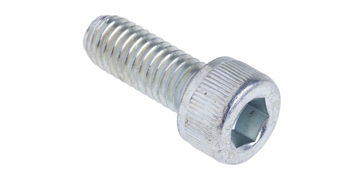 Product image for BZP cap screw,M6x16