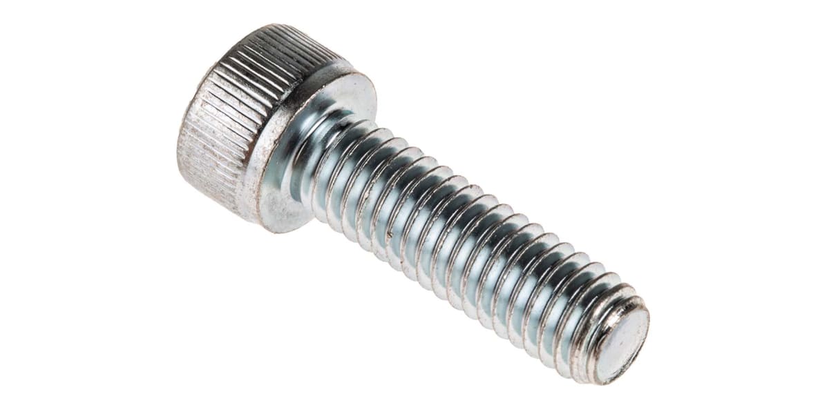 Product image for BZP cap screw,M6x20