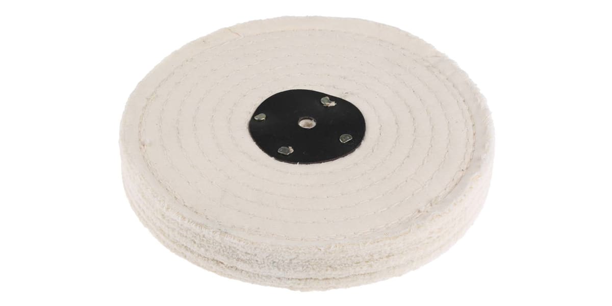 Product image for 8in white stitched cotton polishing mop