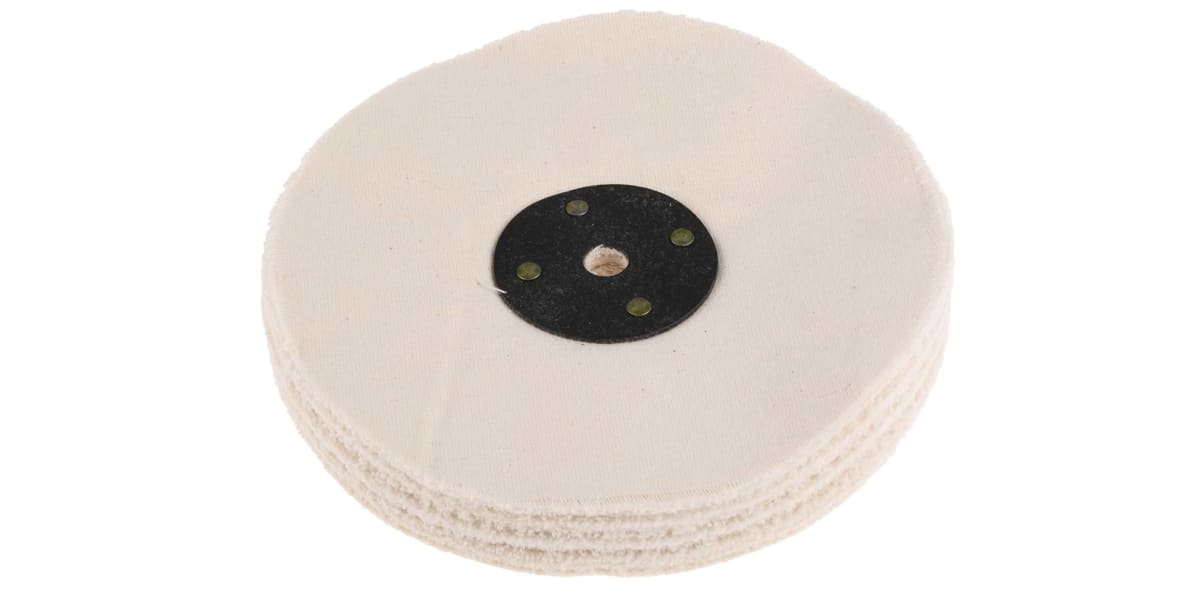 Product image for Pure cotton polishing mop,6in dia x1in T