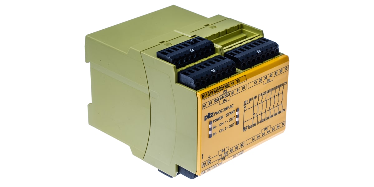 Product image for RELAY SAFETY 24VDC 100-240V 7N/O 2N/C