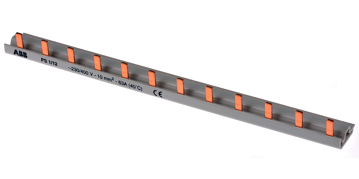 Product image for Busbar 1 Pole, 12 modules