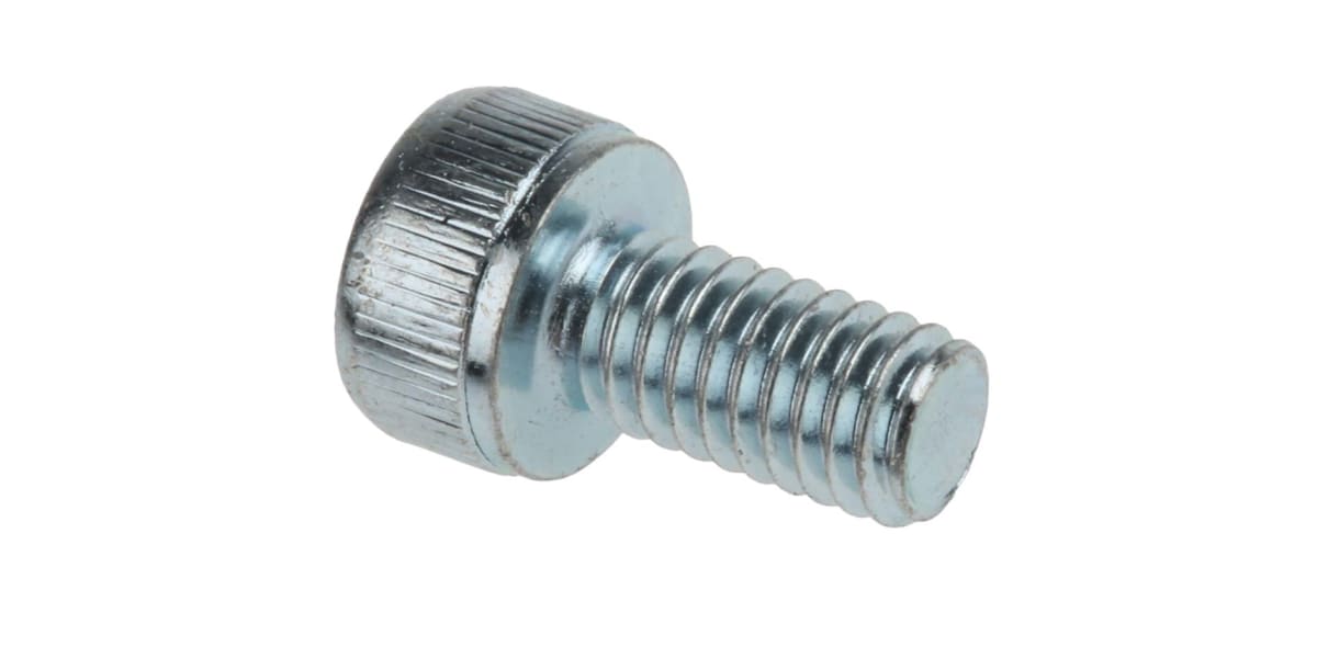 Product image for BZP cap screw, M4x8mm