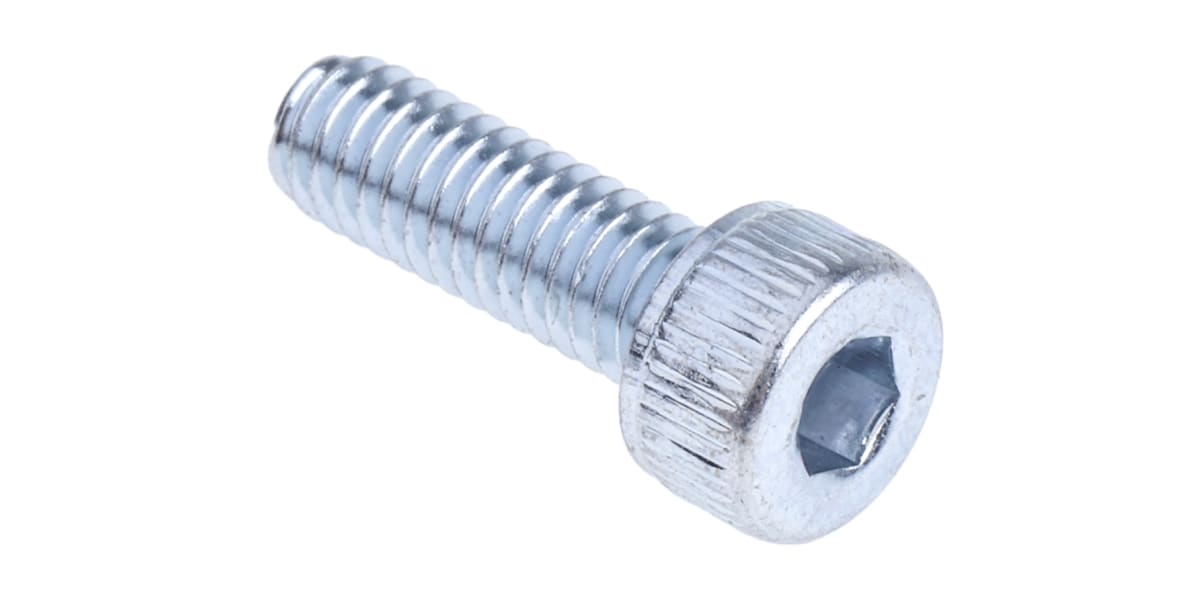 Product image for BZP cap screw, M4x12mm