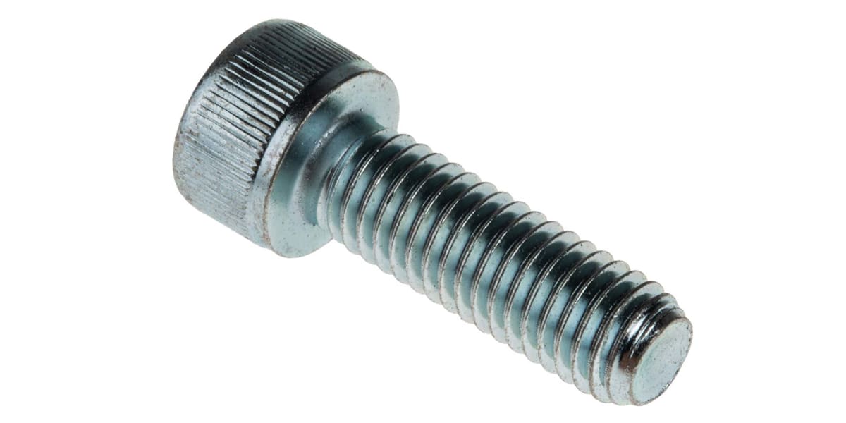 Product image for BZP cap screw, M8x25mm