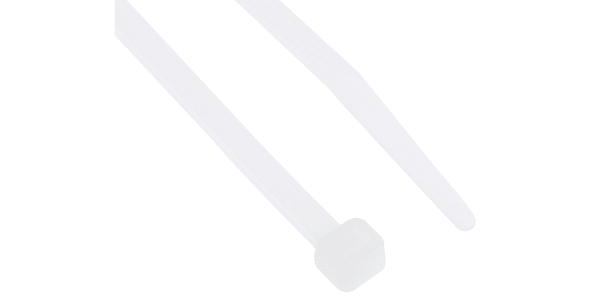 Product image for Cable Tie,188 x 4.8,White,pack 1000