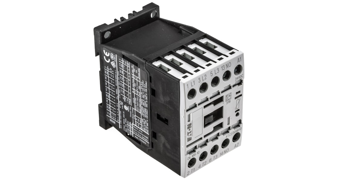 Product image for DILM CONTACTOR,4KW 24VDC 1 MAKE CONTACT