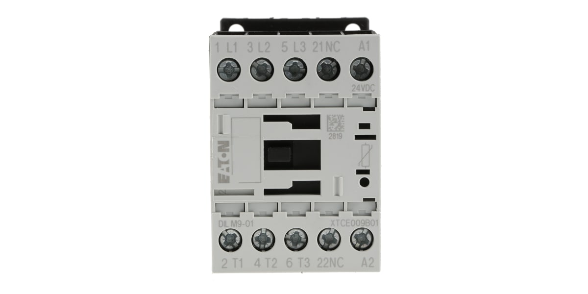 Product image for DILM CONTACTOR,4KW 24VDC 1 BREAK CONTACT