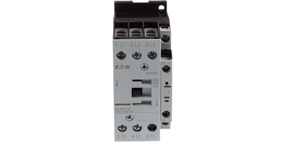 Product image for DILM CONTACTOR,7.5KW 24VDC 1MAKE CONTACT