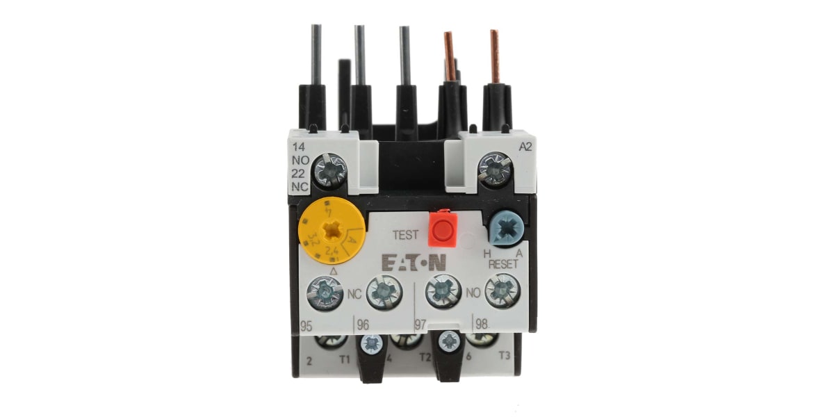 Product image for OVERLOAD RELAY-DILM7-12 CONTACTOR,2.4-4A