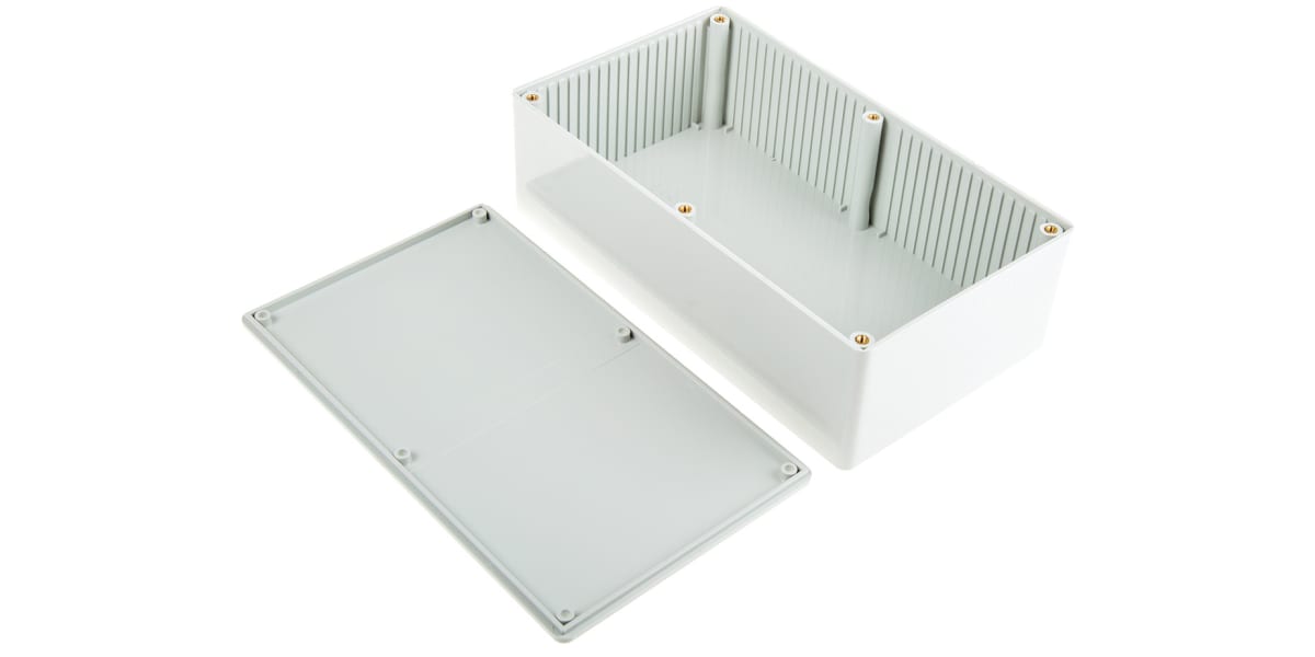 Product image for IP54 grey ABS plastic box,191x110x57mm