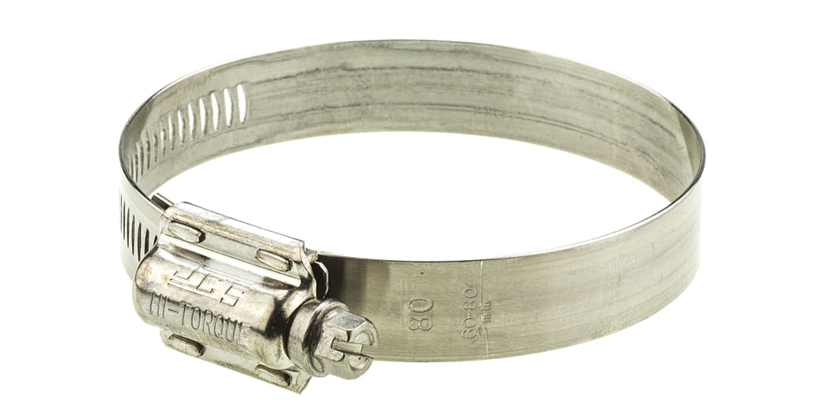 Product image for HI-TORQUE(TM) S/STEEL HOSE CLAMP,60-80MM