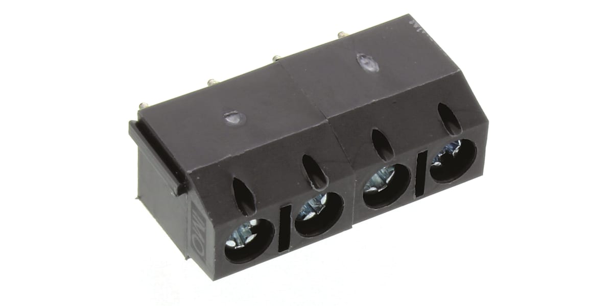 Product image for 4way vertical low profile screw terminal