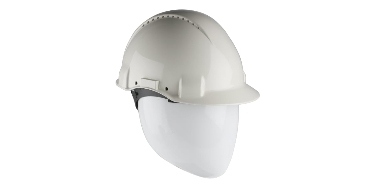 Product image for 3M PELTOR G3000 Adjustable White Hard Hat, Ventilated