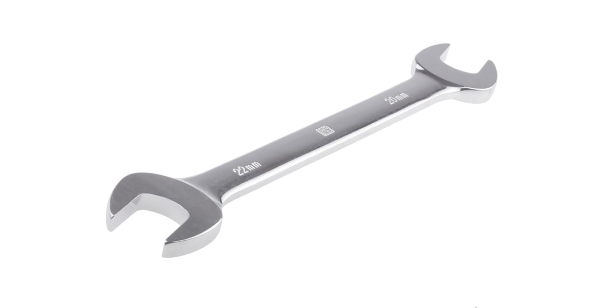 Product image for Steel open end spanner,20x22mm