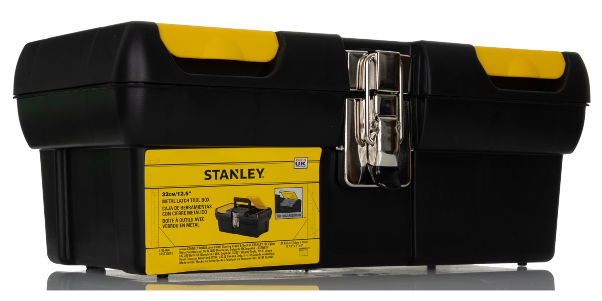 Stanley 2000 Series Plastic Tool Box, 318 x 178 x 130mm - RS Components  Vietnam