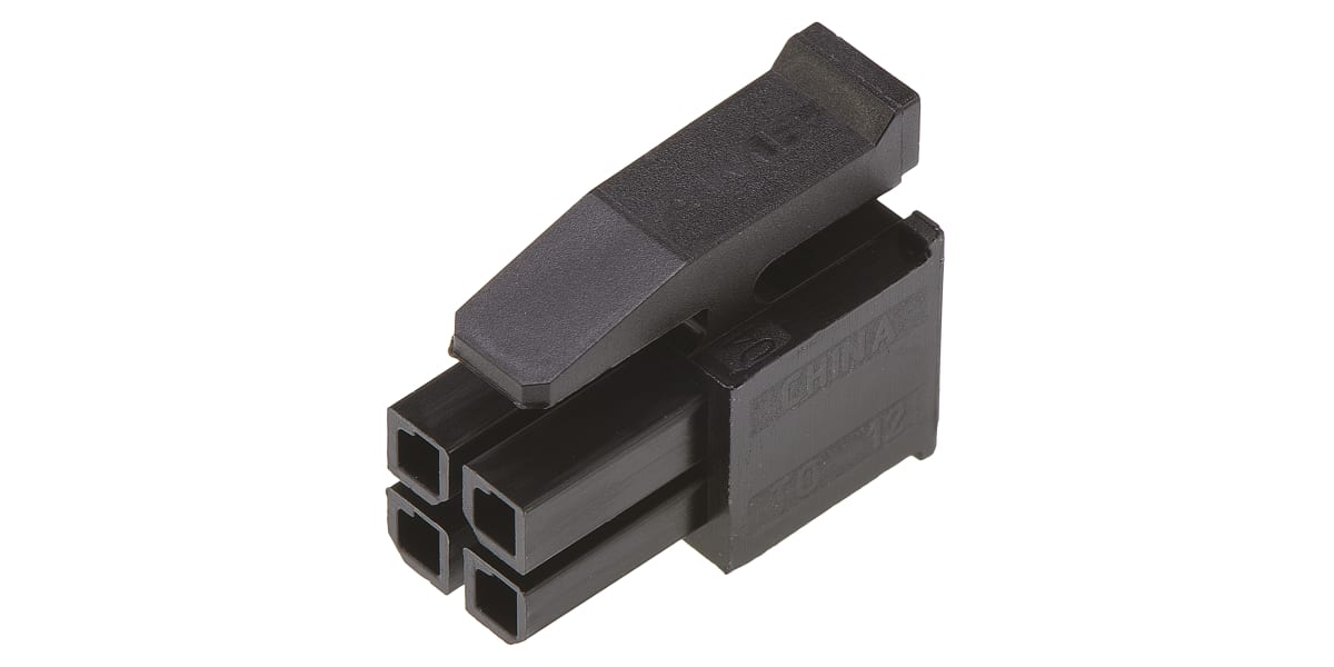 Product image for 4 way 2 row receptacle Mate-N-Lok