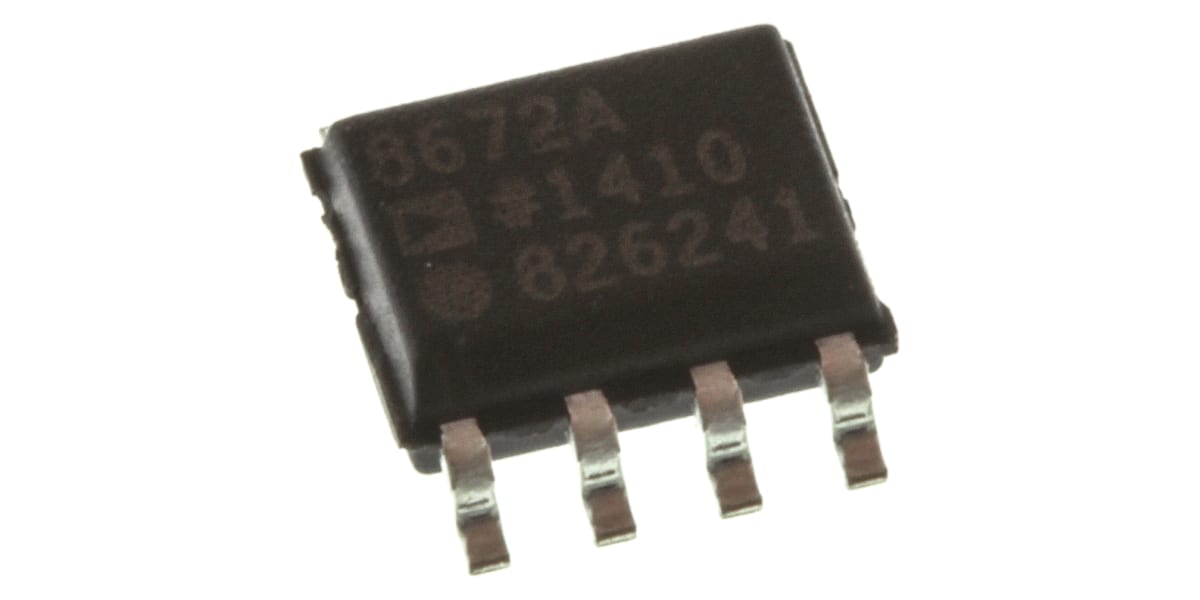 Product image for AD8672 dual precision VLN SMT op amp