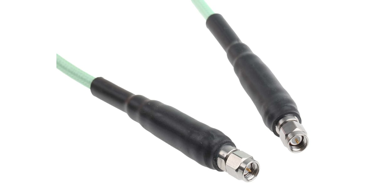 Product image for SMA plug to plug cable assembly,3m 18GHz