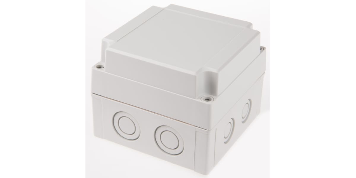 Product image for MNX Enclosure, Grey Lid, 130x130x100mm