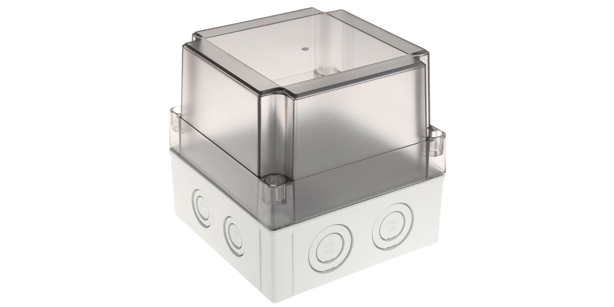 Product image for MNX Enclosure, Clear Lid, 130x130x125mm