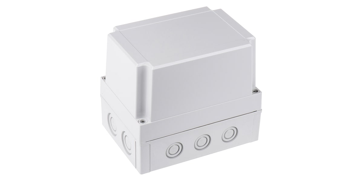 Product image for MNX Enclosure, Grey Lid, 180x130x150mm