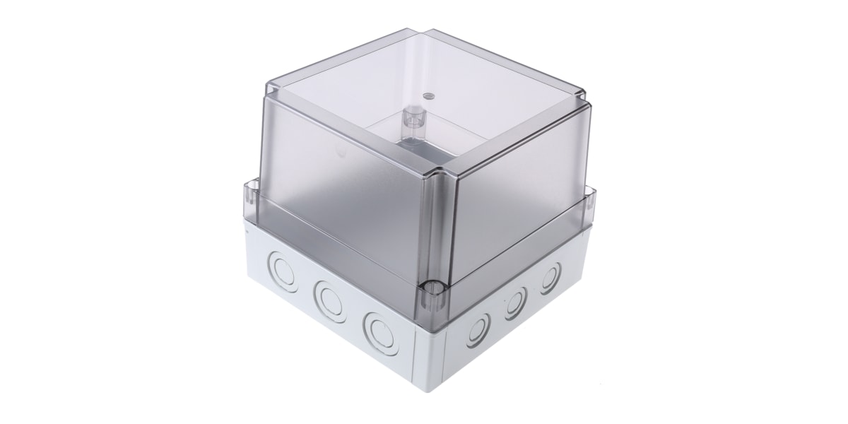 Product image for MNX Enclosure, Clear Lid, 180x180x150mm