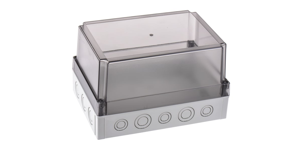 Product image for MNX Enclosure, Clear Lid, 255x180x150mm