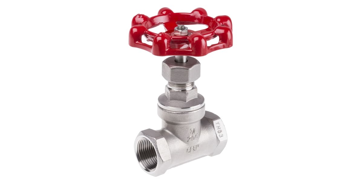 Product image for S/steel AISI globe valve,3/4in BSP F-F