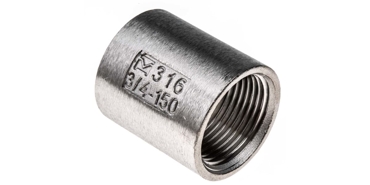 Product image for S/steel equal socket,3/4in BSPP F-F