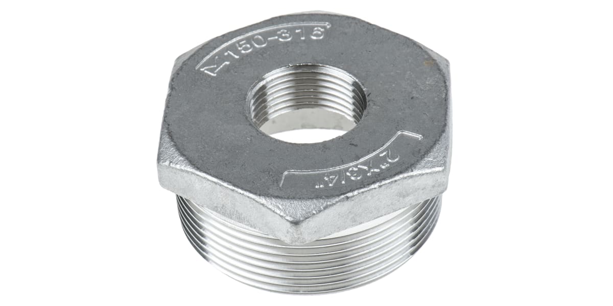 Product image for Hexagon bush,2in BSPT M-3/4in BSPP F