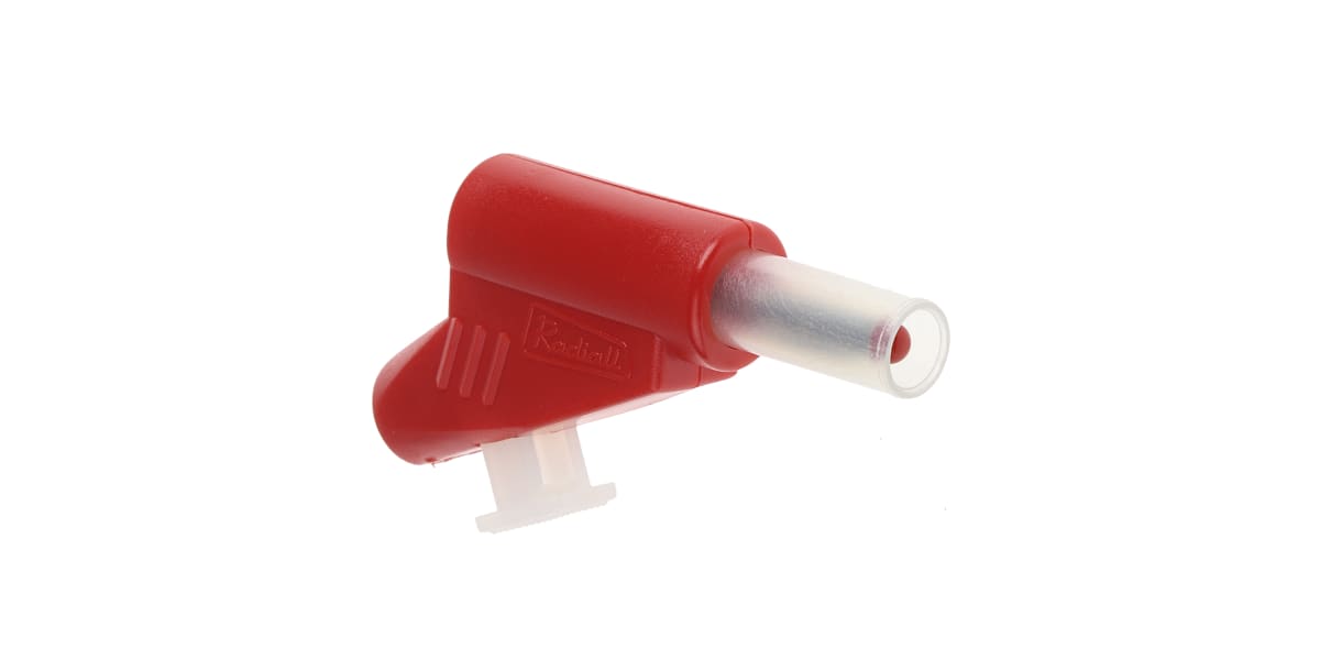 Product image for 4 MM RED BANANA PLUG/ STACKABLE