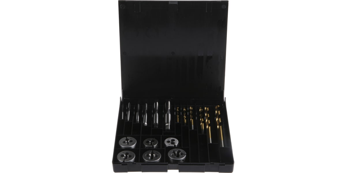 Product image for Tap,die,drill set,M3-M10,cased